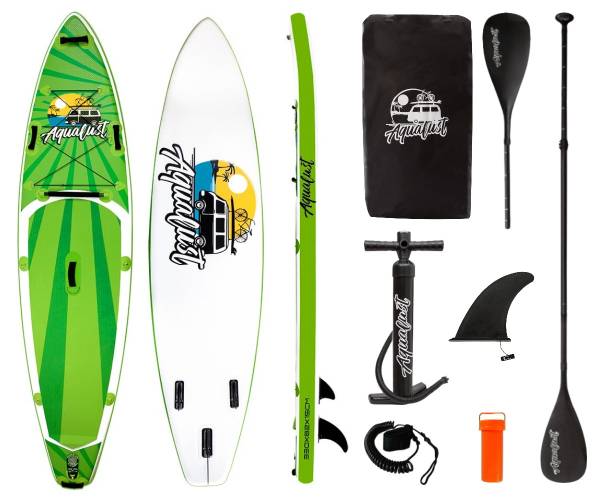 AQUALUST 10'8" CRUISER SUP Board Stand Up Paddle Surf-Board ISUP Kajakpaddel und Leash