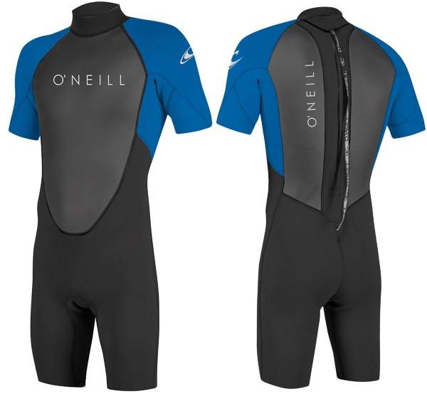 O'NEILL REACTOR-2 2mm Back Zip Herren Shorty S/S Spring Neoprenanzug Wetsuit Ocean