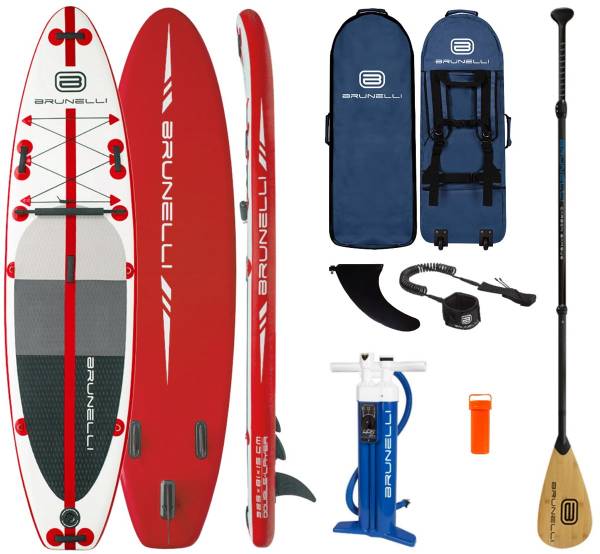 BRUNELLI 10.8 Premium SUP Surf-Board Stand Up Paddle ISUP Carbon-Paddel 325cm