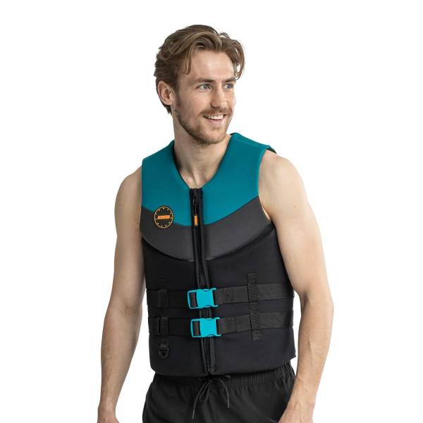 Jobe Neopren Schwimmweste Herren Real Teal Vest Men Prallschutz Wasserski