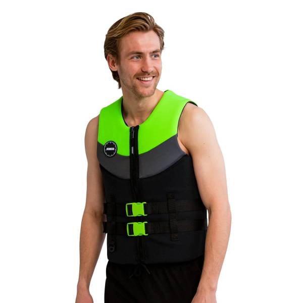 Jobe Neopren Schwimmweste Herren Lindgrün Vest Men Prallschutz Wakeboard