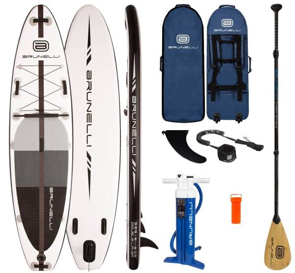 BRUNELLI 10.8 Premium SUP Surf-Board Stand Up Paddle ISUP Carbon-Paddel 325cm