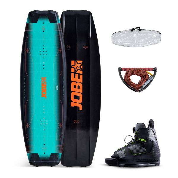 JOBE LOGO 138 Package Wakeboard mit UNIT Wakeboardbindung, Hantel und Tasche